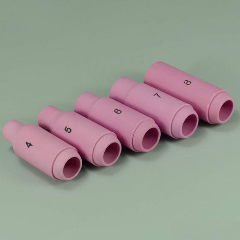 RIVERWELD TIG Alumina Nozzles Ceramic Shield Cup 10N50#4 10N49#5 10N48#6 for WP 17 18 26