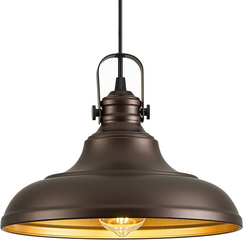 Hallway,2 Packs Oil Rubbed Bronze Pendant Light Modern Pendant Lights for Kitchen Island Hanging Lighting Fixture Over