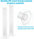 20 Pack 50 ml Graduated Cylinder Set, Clear Plastic Graduated Cylinder for Hydrometer Test Tubes