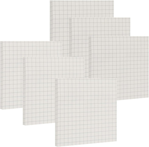 NatureTouch Sticky Notes 6 Packs, 3 x 3 Inches Adhesive Self-Stick Notes, 80 Sheets/Pad for Reminders, Office, School
