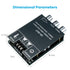 ZK-502T 100W 5.0 TPA3116D2 50Wx2, Hosyond Bluetooth Amplifier Board with Treble and Bass Control, Bluetooth AMP Board
