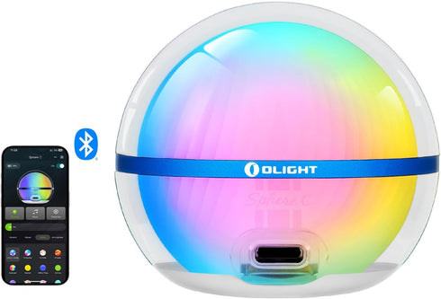 OLIGHT Sphere C Smart Night Light, USB-C Rechargeable, Ambient Table Lamp with