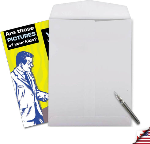 NobleWorks Jumbo Wallet J7353 - Funny Father's Day Card (8.5 x 11 Inch) - Big Appreciation Humor for Dads, Stepdads