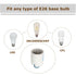 E26 (Pack 1) Keyless Porcelain Socket with Hickey,TWDRTDD Medium Base Keyless Porcelain Lampholder