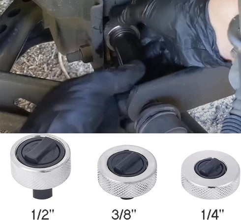 3pcs Finger Ratchet Set, Reversible Thumb Wheel Wrench 1/2 1/4 3/8 Drive, Palm Ratchet Wrench