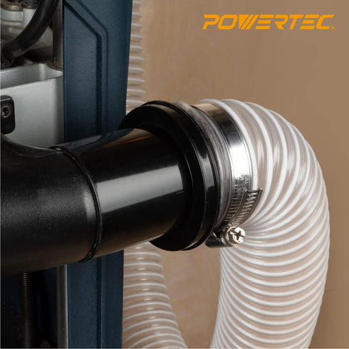 POWERTEC 70191 Quick Coupler for 2-1/2” Hose – Left-Hand Threaded Adapter, 2-1/4 x 2-1/2"