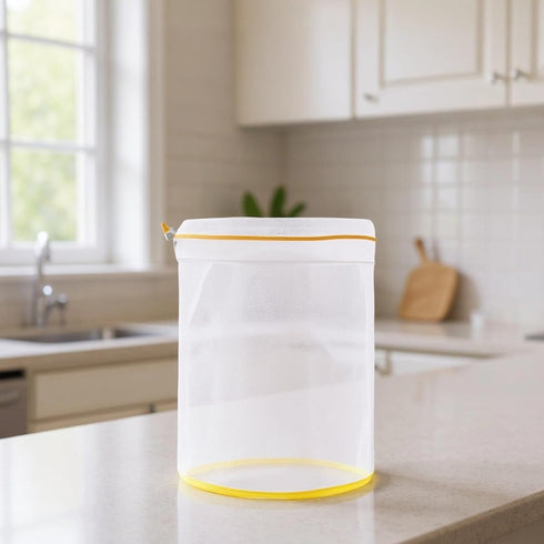 5 5 Bosreroy Gallon Mesh Bags Pcs, Hydroponic Filter Bag, Reusable Nylon Mesh For Juicing, Nut Milk & Brewing