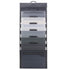 Smead Cascading Wall Organizer, 6 Pockets, Letter Size, Gray/Neutral Pockets (92061)