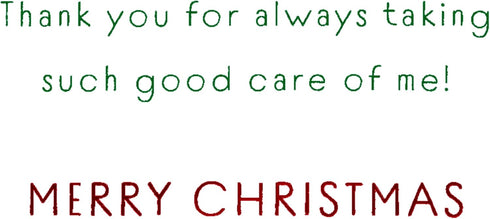 American Greetings Merry Christmas Thank You Card from the Pet (Thank You)