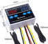 Digital Dual Temperature Controller 120V, Fahrenheit Thermostat 10A with 2 Waterproof Probes, Heating Cooling Switch