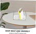 Adjustable White Expandable Bookend Stand for Office Desks and Shelves