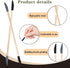 50 Pcs Sanding Sticks, Double End Matchsticks Sanding Twigs for Tight Spaces Plastic Models Wood, 120/280 Grit