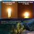 T5 Wedge Base LED Bulb 12V, 1.5 Watt Replace 7W 11W Incandescent Bulb for Path Light, 10-Count Warm White