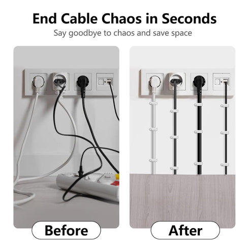 Jadaol 100Pcs 7.5mm Cat6 RJ45 Cable Clips with Nails, Custom Fit for Flat Ethernet Cable, Wall Wire Tacks for LAN