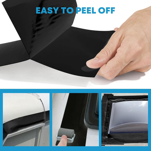 Kohree Butyl Sealant Tape, 4 Inch x 50 Foot RV Roof Tape, Waterproof UV & Weatherproof for RV Repair and Sealing