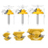 Ozmatip 45 3-Piece Set, 31/64", 37/64",3/4"Cutting 1/4 Inch Degree Lock Miter Router Bit for Height, Shank.Woodworking