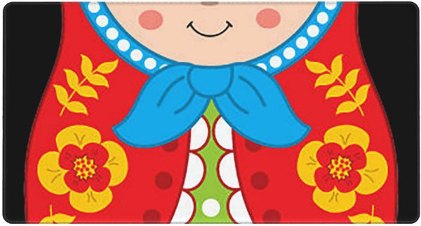 Hwxzupm Russian Nesting Dolls Gaming Mouse Pad Large 16x29.5 Inch - Non-Slip Desk