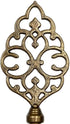 Paykoc Imports Decorative Metal Finial Top Threaded Top Lock for Upright Style Table Lamps