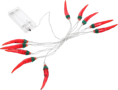 SUPVOX Portable Chili Pepper String Lights 2.44In Led Patio and Camping Decorative