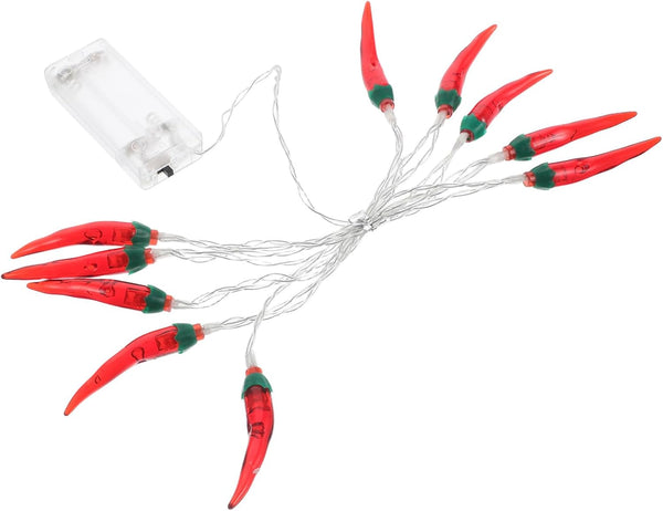 SUPVOX Portable Chili Pepper String Lights 2.44In Led Patio and Camping Decorative