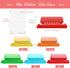 File Folder Tabs, Paxcoo 50 Sets Multicolor Hanging File Folder Tabs and Inserts, Plastic Tabs for Hanging Folders