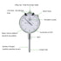 Dial Indicator 0-1"/0.001" with Case, Measuring Tool for Lathe, 3D Printing, Workshop, CNC Machine Tool