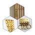 1/12" x 1" x 10" Brass Flat Bar, 12 Gauge Metal Sheet Stock for Crafts, Models, Repairs (2 * 25 * 250mm)