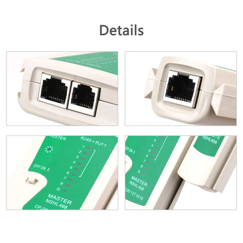 NSHL468 RJ45-RJ11 Multi-functional Network LAN Cable Tester Equipment