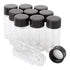 Ellbest 5ml (0.17 Oz) Small Glass Vials, Clear Glass Bottles with Screwcap, Pack of 10 for Liquid Sample Collection