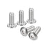 uxcell #6-32x3/8" Button Head Socket Cap Screws, 50pcs 304 Stainless Steel Hex Bolts Fasteners