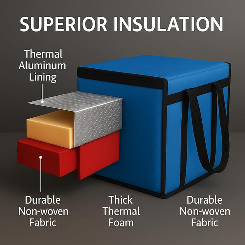 XXXL Insulated Food Delivery Bag Cooler Bags Keep Food Warm Catering Therma for doordash Catering Cooler Bags Keep Food
