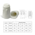 Dicio Easy-Twist Ceramic Wire Connectors, 50 PCs, Heat Resistant Electrical Connectors for 22-14 AWG