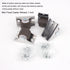 Mini Fixed Caster Wheels 1 Inch, Low Profile Small Casters with Screws for Furniture Rolling Cabinet Sliding Door