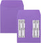 Hygloss Products, Inc Library Card Pockets, Self-Adhesive, Perfect for Classroom & Crafts, 3.5” x 5”, Violet, 30 Count