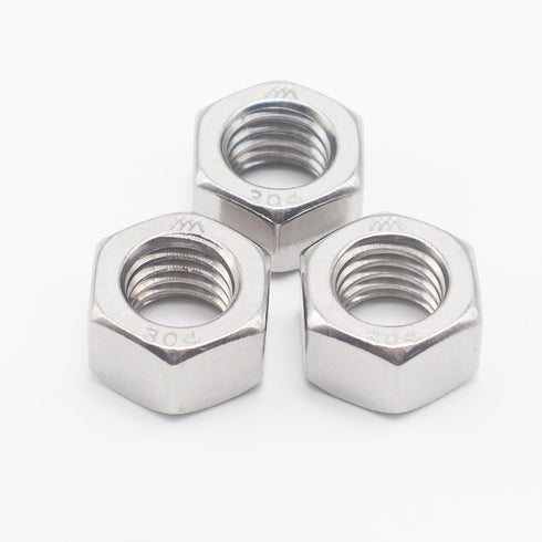 Kuprowin M14 M14-2.0mm 10pcs Metric Hex Nuts, Stainless Steel Standard Metric Coarse Thread Hardware Nuts;