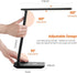 poukaran LED Desk Lamp with Wireless Charger, USB Charging Port, Table Lamp with Clock, Alarm, Date, Temperature, Desk
