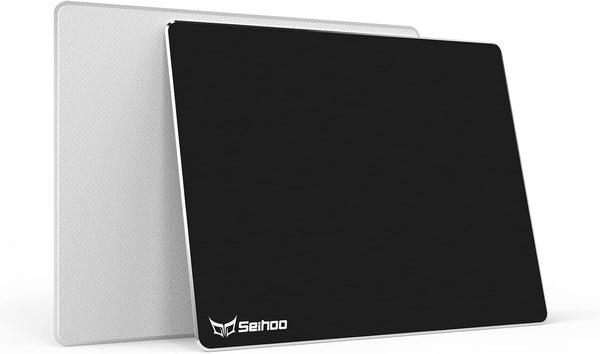 Seihoo Metal Aluminum Mouse Pad Premium Hard Double Side Waterproof Ultra Smooth Office