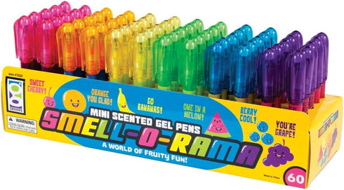 Raymond Geddes Smell-O-Rama Mini Scented Gel Pens (Pack of 60)