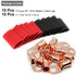 TKDMR 10pcs 1/0 AWG-3/8 Heavy Duty Battery Lugs, Ring Terminals, Battery Cable Ends with 10pcs 3:1 Heat Shrink Tubing