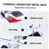 HEATSHAKING Set Science Lab Chemistry Station Test Tube Rack Retort Stand Support Stand Rod Chem Equipment Kit