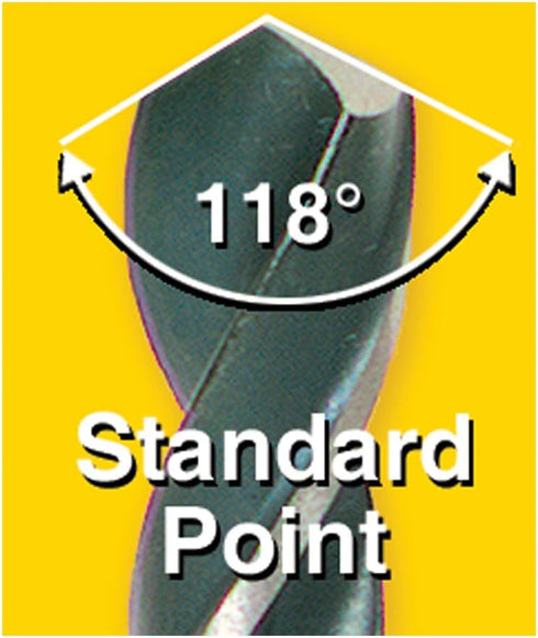 IVY Classic 03013 Swift Bore 13/64-Inch High-Speed Steel Drill Bit, 12-Pack, 118-Degree Point