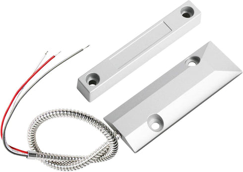 Aoje-Link OC-55 NC + NO Rolling Door Contact Magnetic Reed Switch Alarm Sensor with 3 Wires, Zinc Alloy, 1pcs
