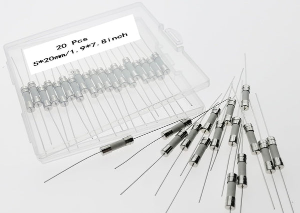 1A250V Fuse, Microtemp Thermal Ceramic Tube, Fuse 1AH (20 Pcs)
