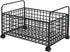 Milageto Rolling Book Cart Utility Cart Under Desk Dormitory Storage Box with Wheels