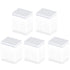 Merkunis 250 Pcs Clear Plastic Test Tubes with Caps, 16 x 100 mm (10 ml) for Scientific Experiments & Parties