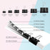 Medium Binder Clips, 36 Pack, 1-1/4 Inch, Standard 32mm, Black, 0.6 Inch Capacity, Office Supplies