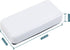 J&J Worldwide Magnetic Glass Dry Erase Whiteboard Eraser, Max Clean Dry Eraser, 4.4"x2.0", Premium Glass Whiteboard