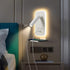 AWEKLIY 3100K Wall Mounted Reading Light, Bedside Wall Sconces USB Charging, Warm Ambient Lighting Wall Mounted Sconce