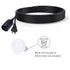 AryaLight 2-Pack Cord,15 E26 E27 Bulb Hanging Light ft Plug in Pendant Light Cord with On/Off Switch Socket (no