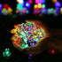 Joomer 50LED 8 Outdoor Solar String Lights, Flower String Lights, Cherry Blossoms String Light Modes Memory Function